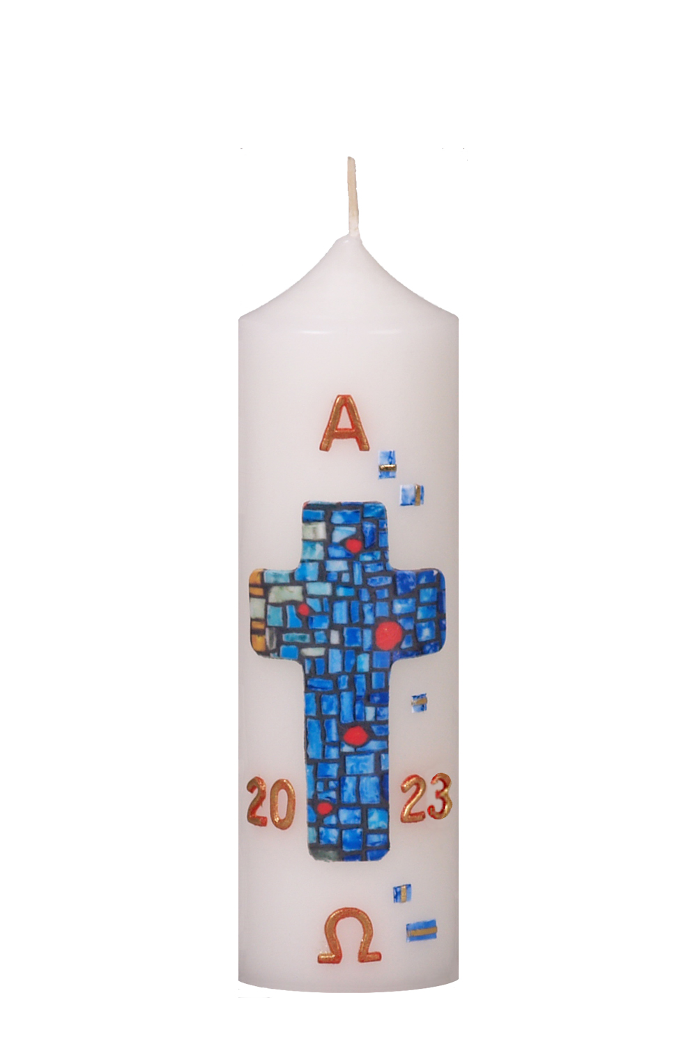 Ostertischkerze Nr. 821 mit Jahreszahl 2023