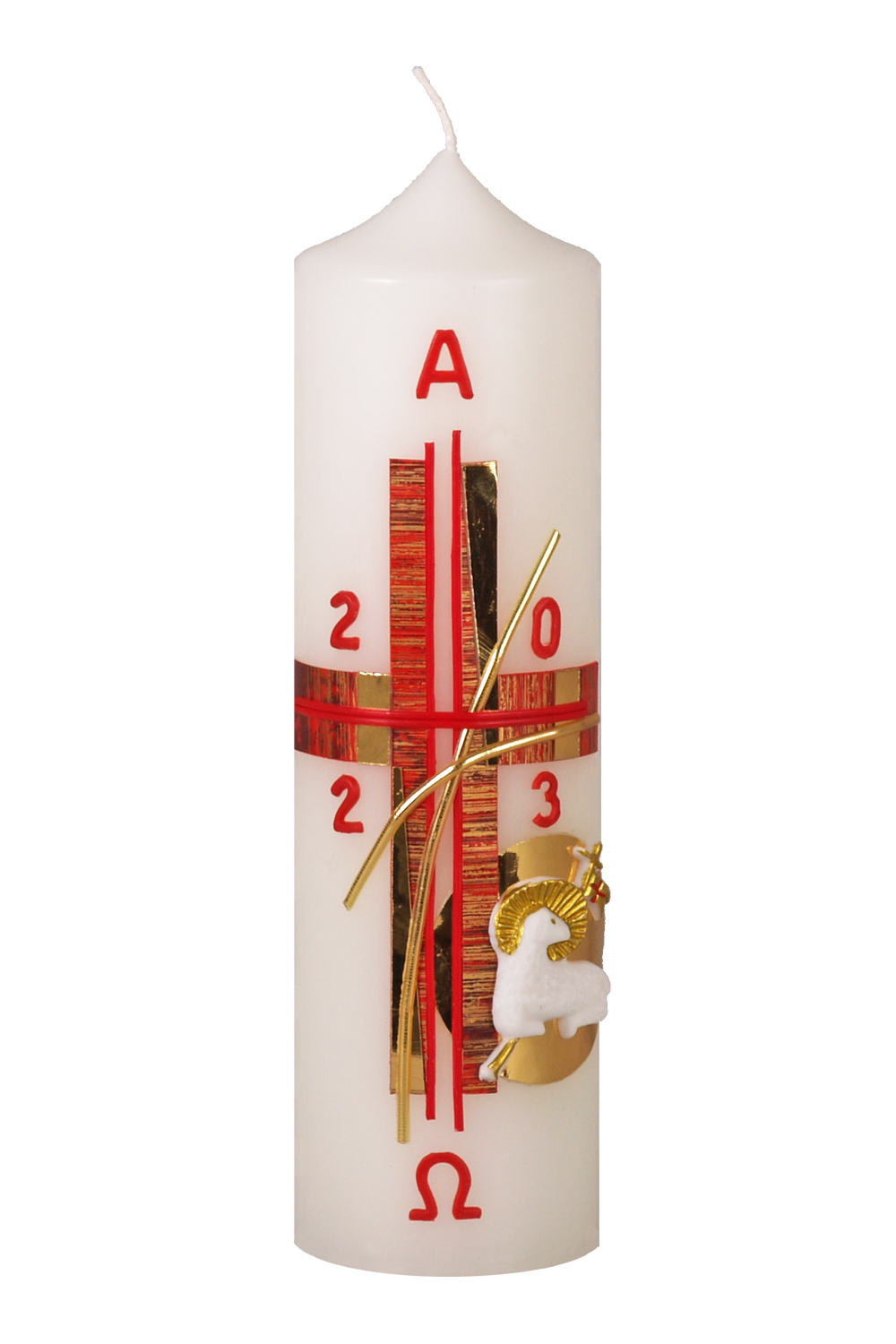 Ostertischkerze Nr. 823 mit Jahreszahl 2023