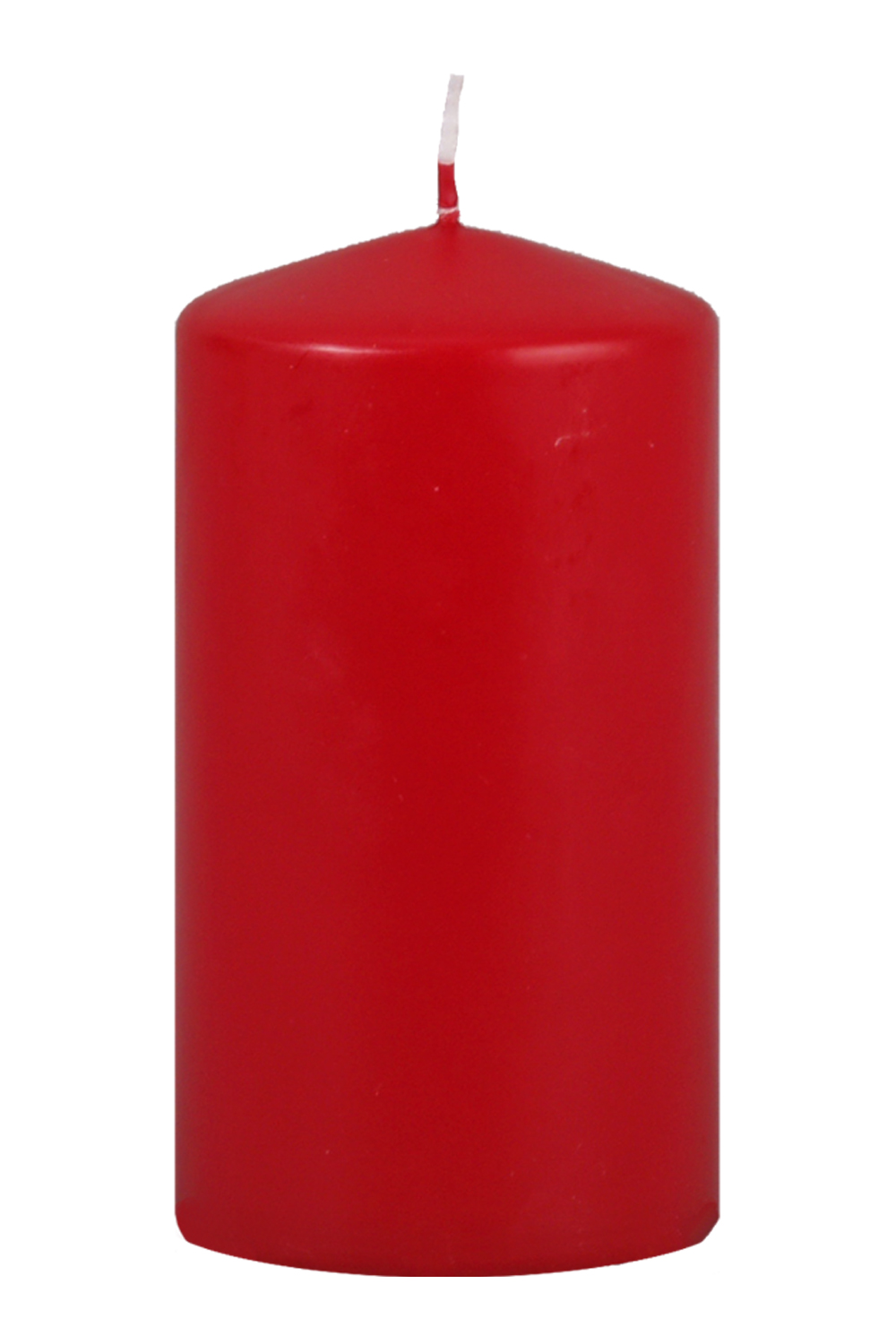 Kerzen für Adventskranz - Stumpenkerze rot | 130 x 70 mm