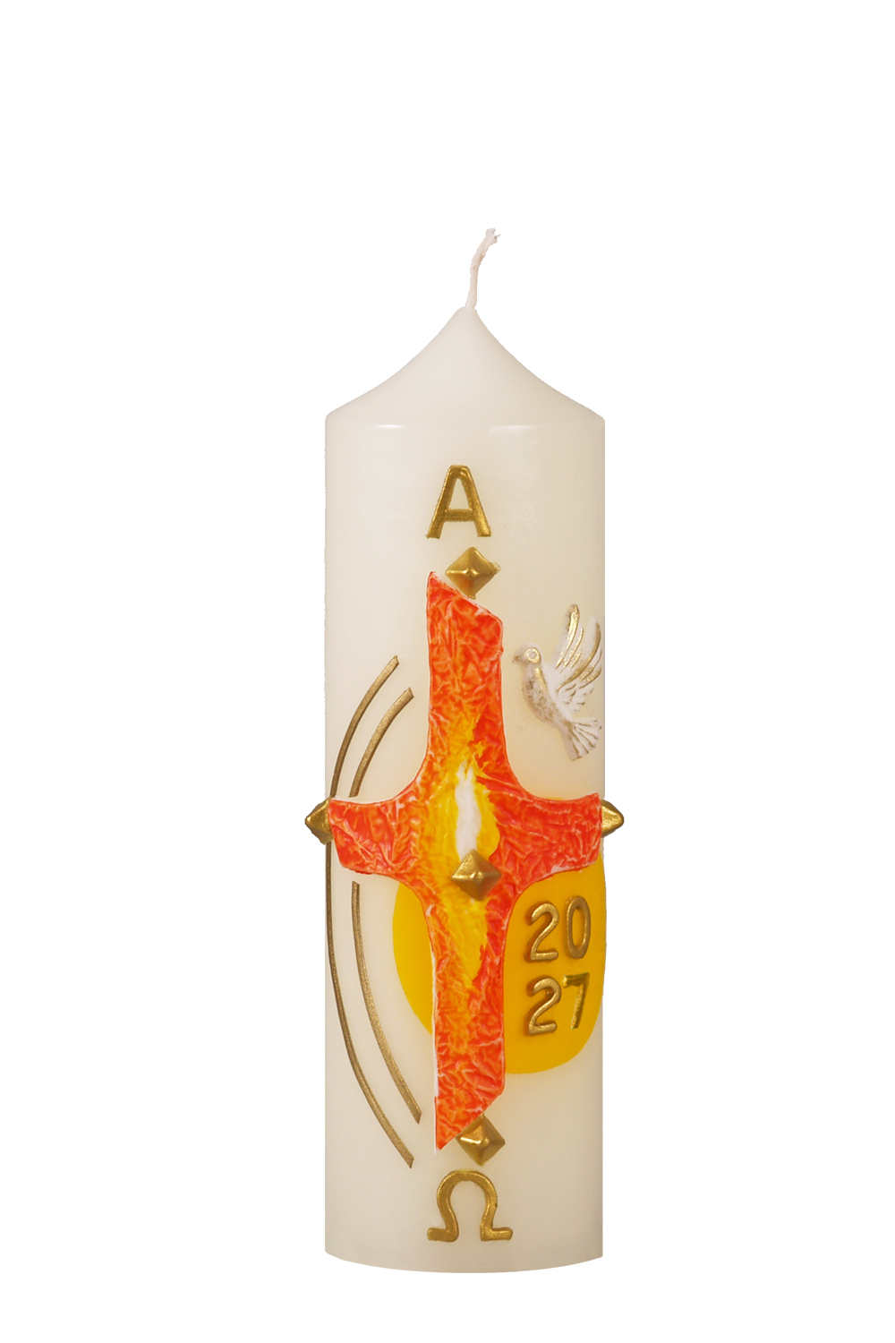 Ostertischkerze Nr. 834 mit Jahreszahl 2027