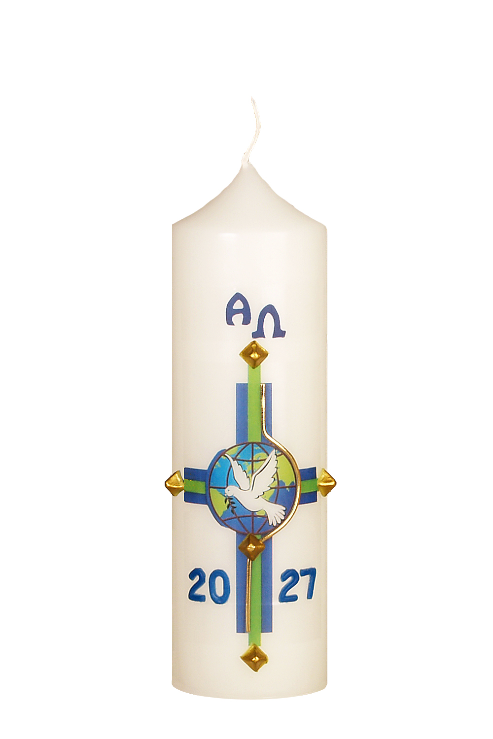 Ostertischkerze Nr. 838 mit Jahreszahl 2027