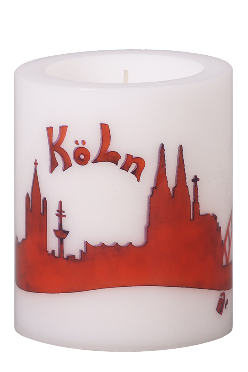 Kölnkerze Motiv Skyline 120x100 Kopie