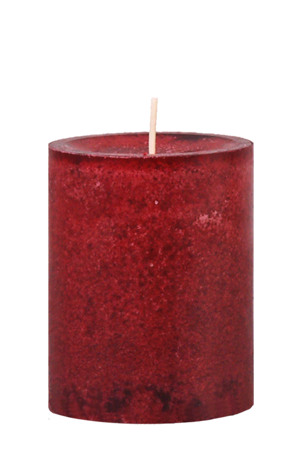 Kerzen für Adventskranz - Trend-Stumpen altrot