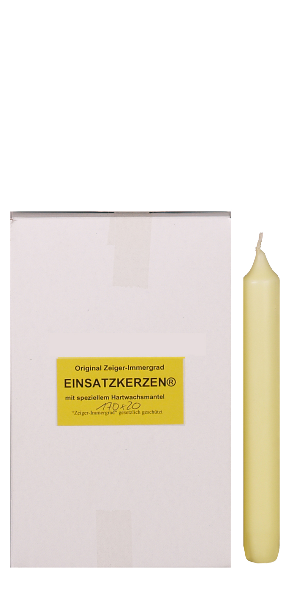 Einsatzkerzen 170 x 20 mm, 20er Pack  