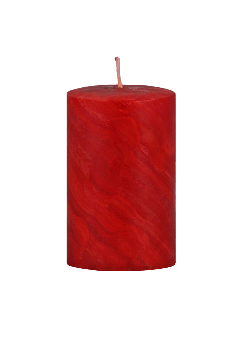 Bienenwachskerzen 25 % B.W. handgeknetet rot | 200 x 70 mm