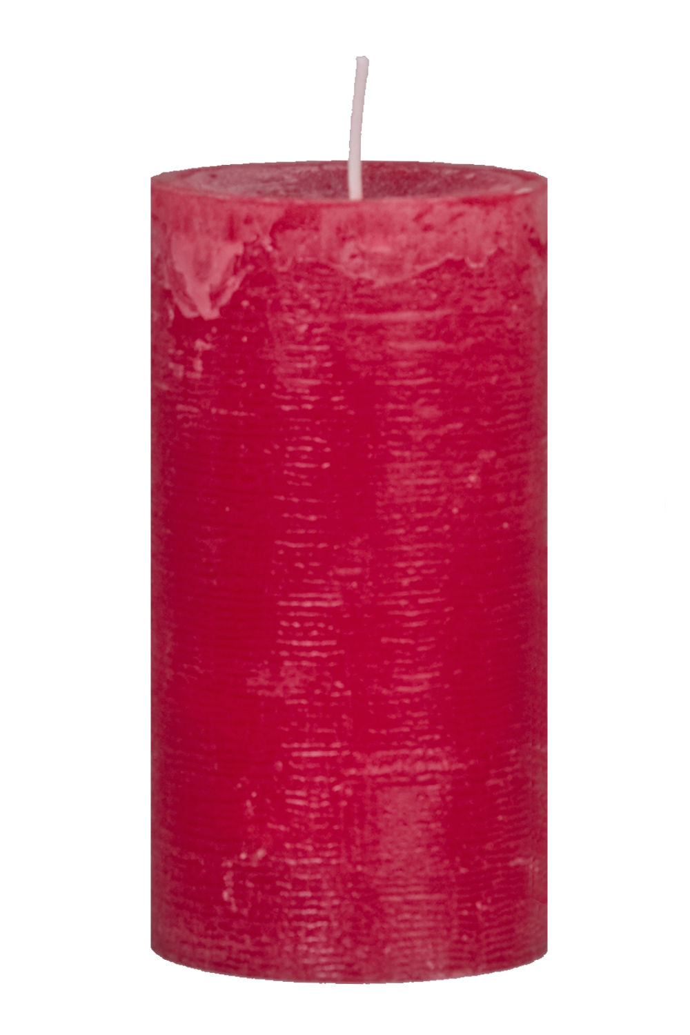 Kerzen für Adventskranz - Marble Stumpen rubin