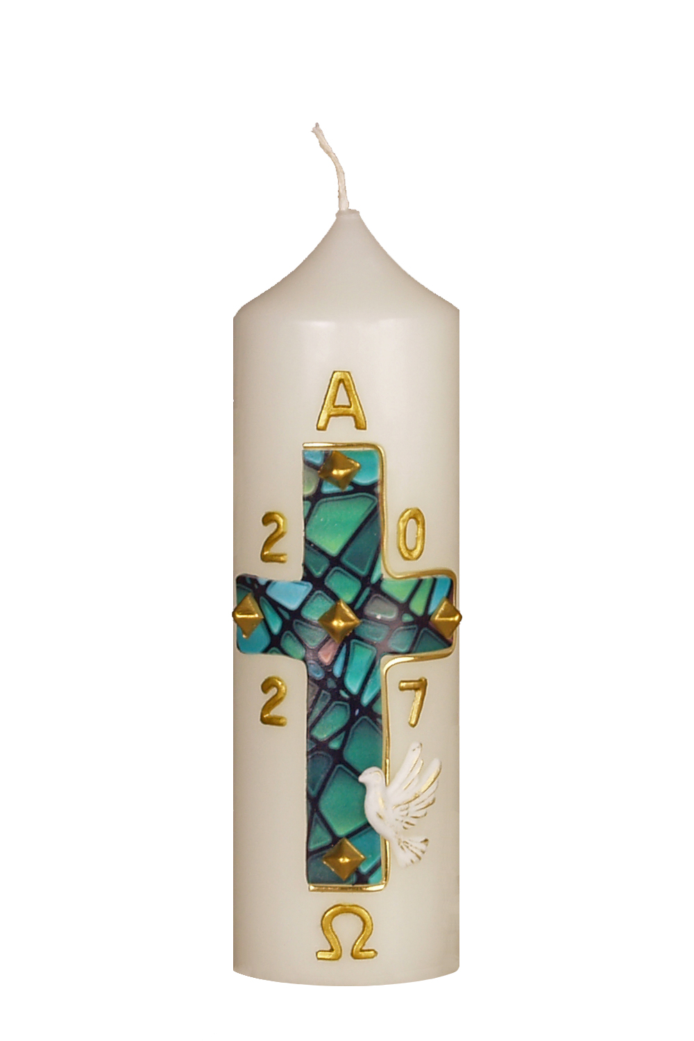 Ostertischkerze Nr. 839 mit Jahreszahl 2027