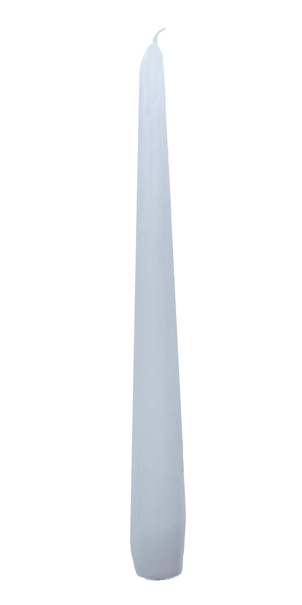 Spitzkerze 250 x 25 mm Zinn (helles Grau)