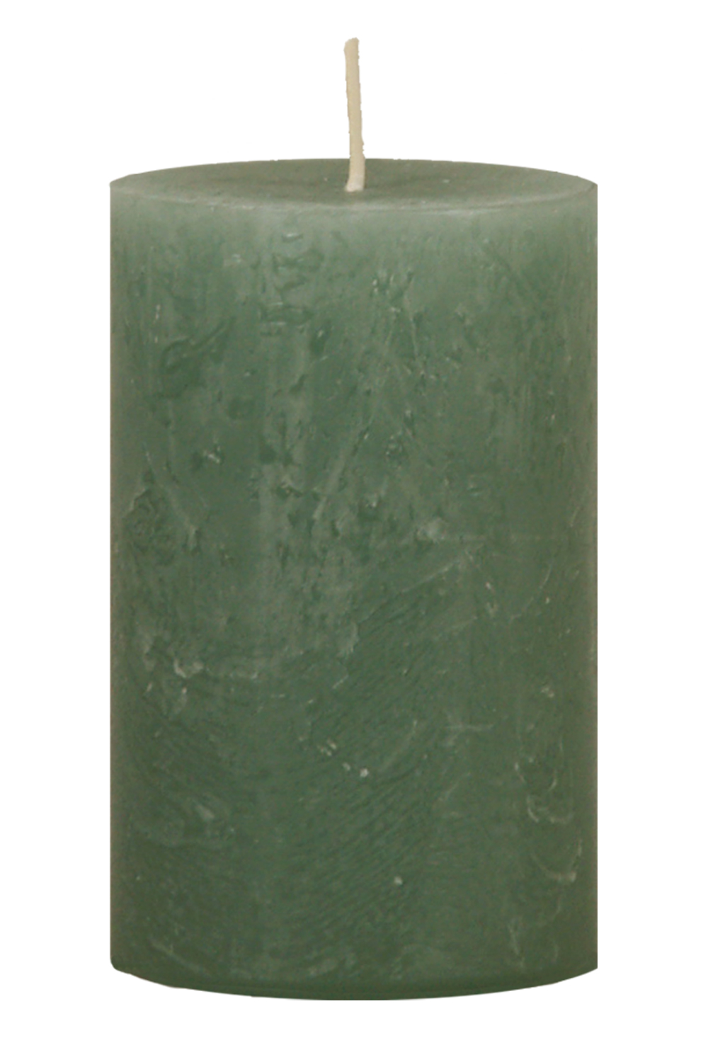 Kerzen für Adventskranz - Rustic-Stumpen smaragd